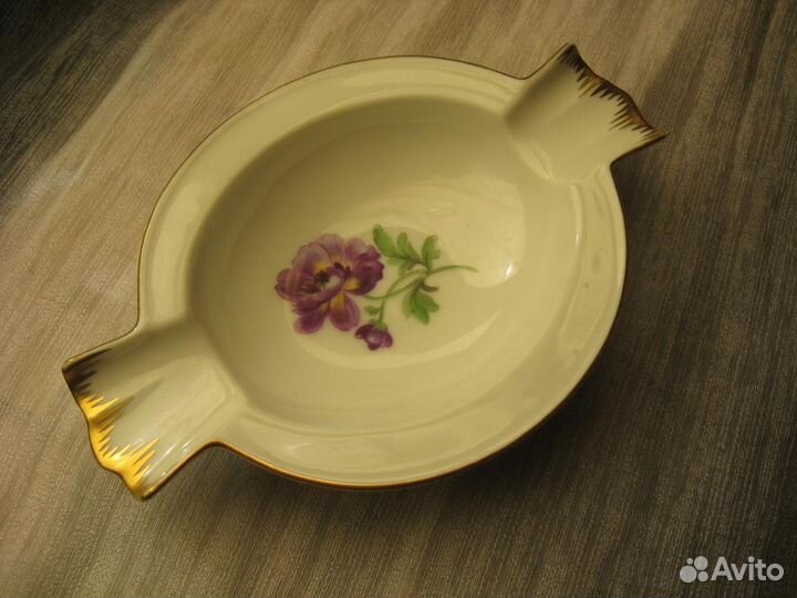 Пепельница Мейсен ручная роспись