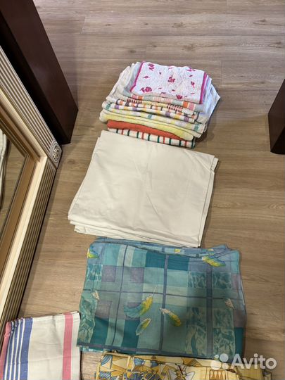 Постельное белье и полотенце бу