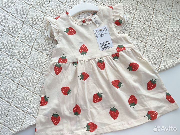Платье для девочки hm 74 / сарафан летний детский