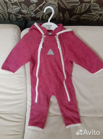 Комбинезон флисовый для девочки