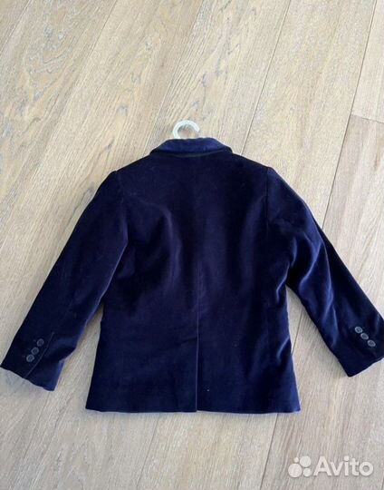 Новый пиджак H&M 104 бархатный