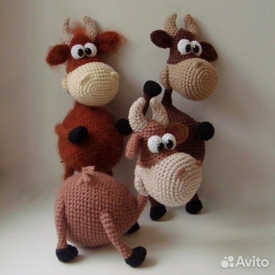 Вязаные игрушки ручной работы