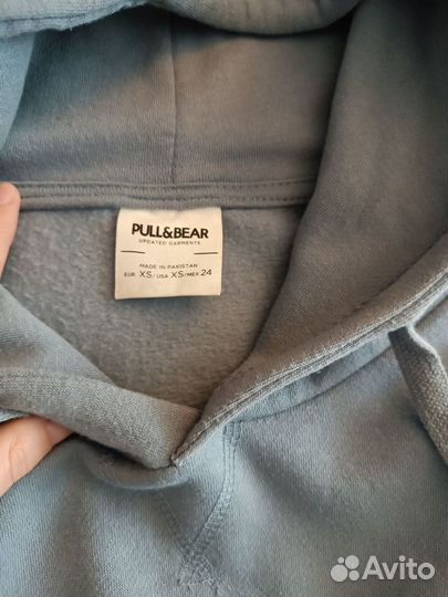 Худи удлинённое Pull&Bear оверсайз