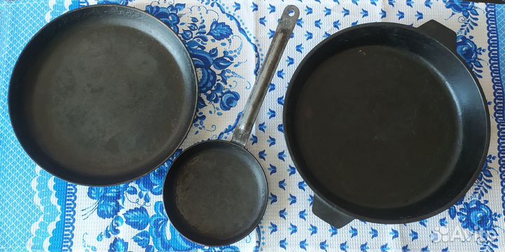 Сковородки чугунные СССР