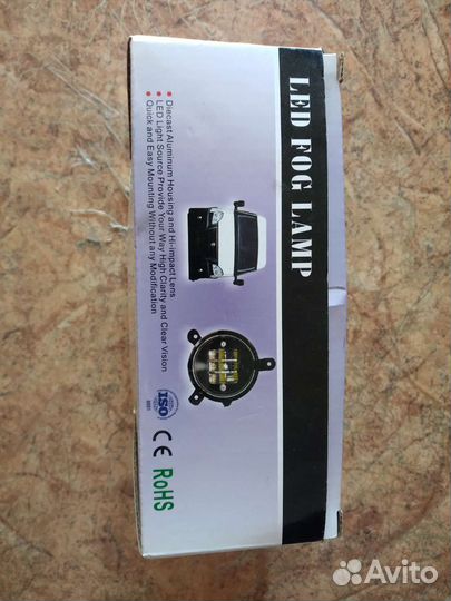 Противотуманные диодные фары на газель