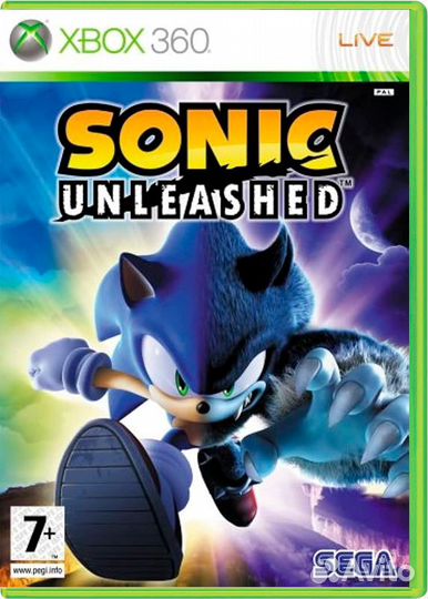 Sonic Unleashed Xbox 360, английская версия