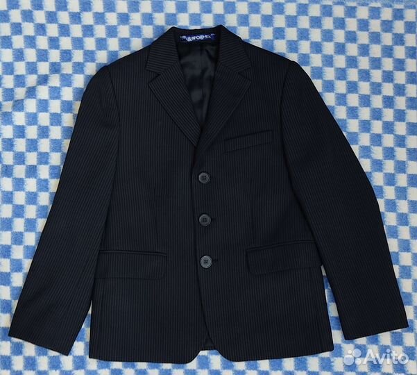 Пиджак и рубашка для мальчика 128-134