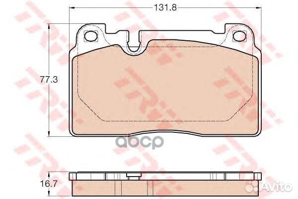 Колодки передние audi Q5 (8R) 2012- GDB1974 GDB