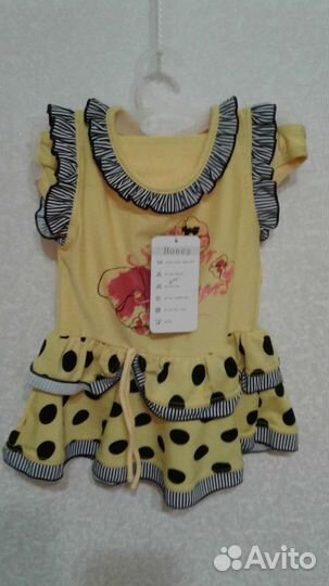 Купальник слитный для девочки от 98