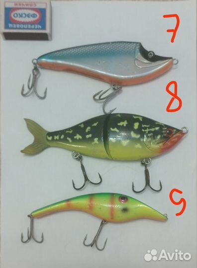 Воблер, блёсны