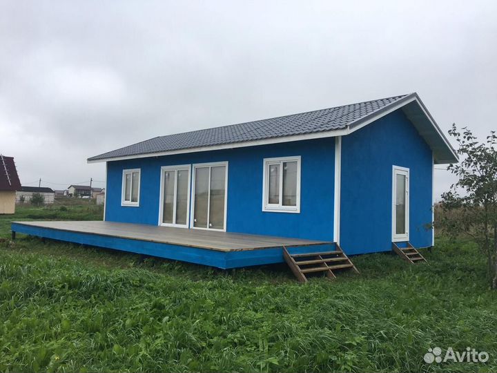 Каркасный дом 88м