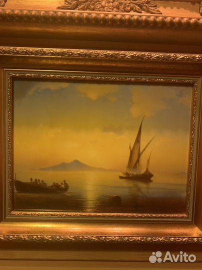 Картина - роспись на фарфоре