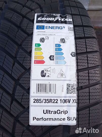 Goodyear UltraGrip Performance+ SUV 285/35 R22 106V