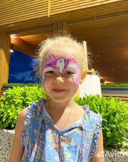 Аквагрим, блеск-тату