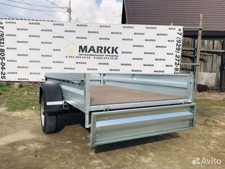 Прицеп Rinal 2.5 метра оцинкованный 750 кг