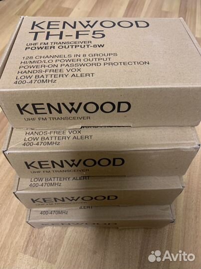 Комплект рация Kenwood TH-F5 Turbo VHF(новые)