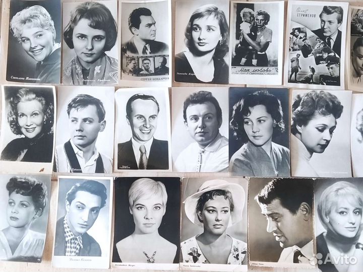 Открытки артисты СССР