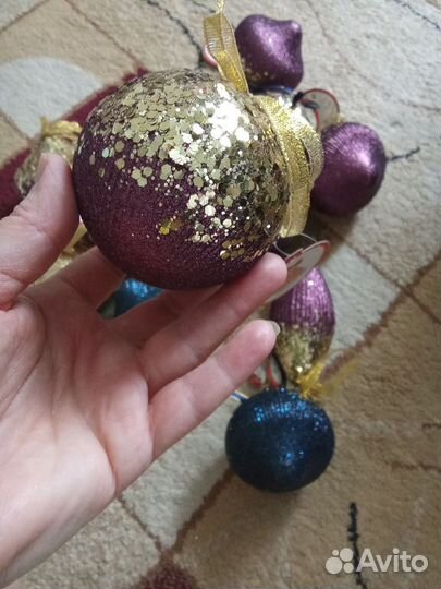 Елочные игрушки.набор