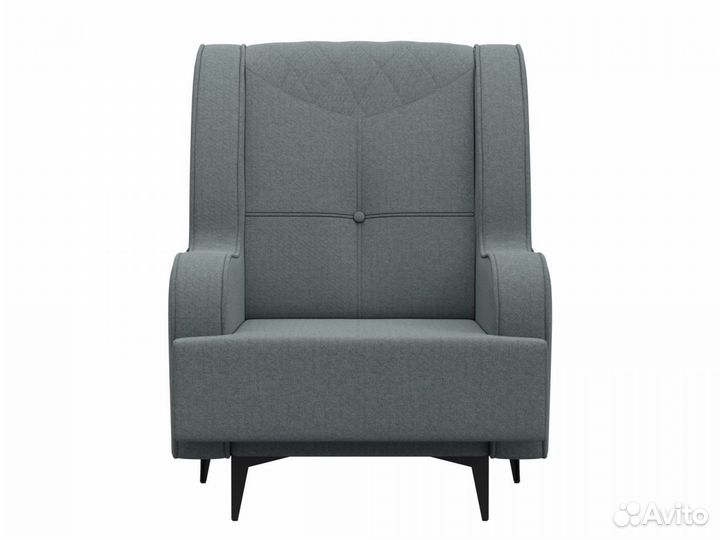 Кресло Неаполь, рогожка, амур серый. Москва и мо