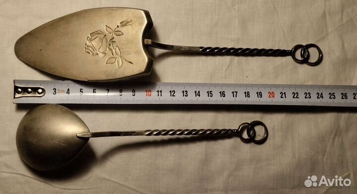 Лопатка и ложка 916 проба