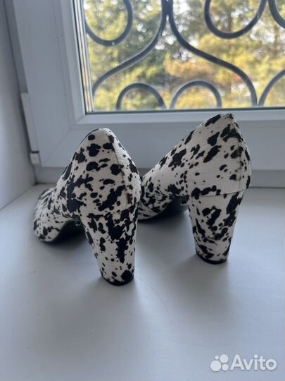 Туфли Mango, натуральная кожа