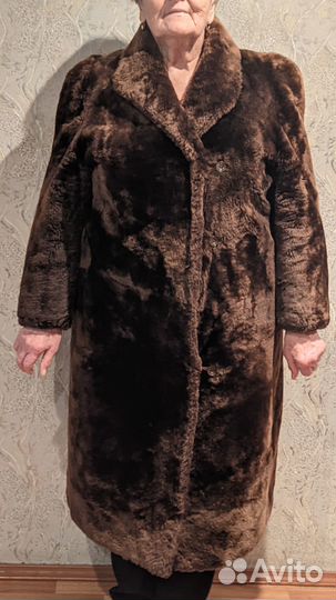 Шуба мутоновая женская 56 - 58 размер
