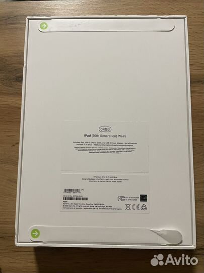 Планшет Apple iPad 10.9 2022 wi fi 64 гб