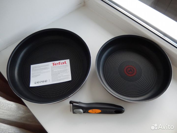 Набор сковород Tefal Ingenio 24см, 28см ручка