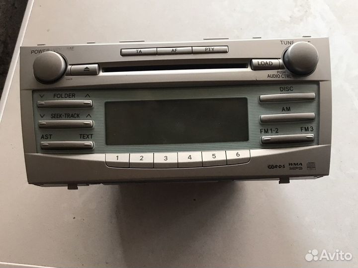Заводской Магнитофон toyota camry