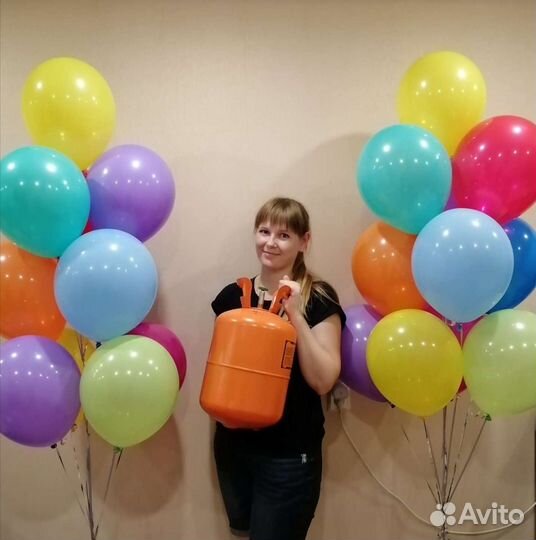 Портативный баллон с гелием. Гелий в баллоне