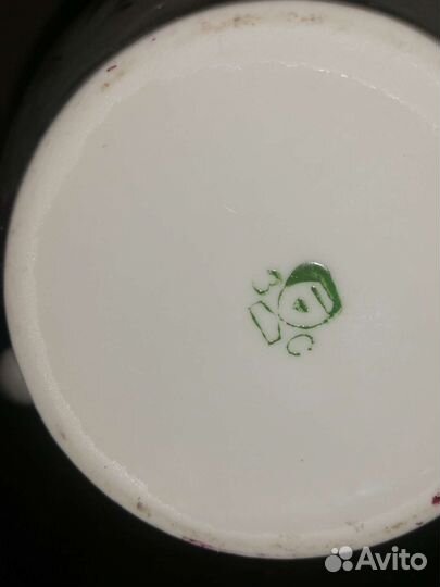 Фарфоровый электрический самовар чайник винтаж