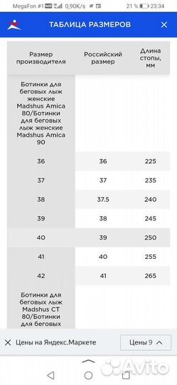 Лыжные ботинки madshus