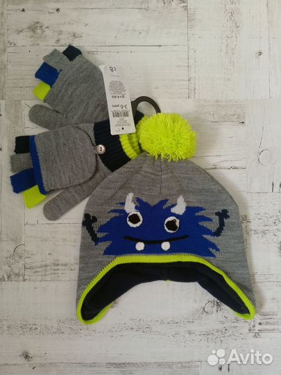 Шапка и перчатки Nutmeg 3-6 лет