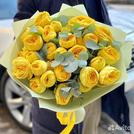 Кустовые розы букет из кустовых роз
