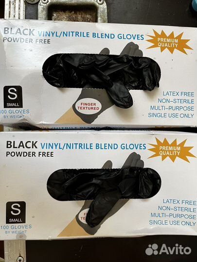 Перчатки виниловые размер s