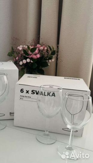 Бокалы новые IKEA