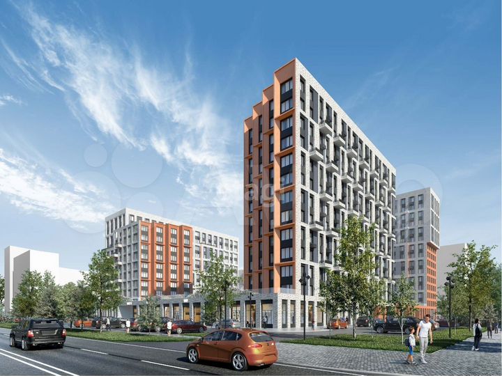 2-к. квартира, 37,6 м², 9/15 эт.