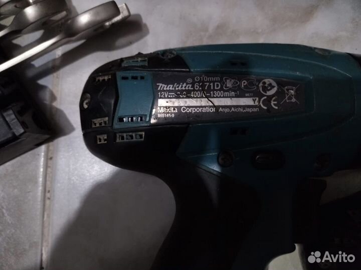 2 * Шуруповерта makita 6271d