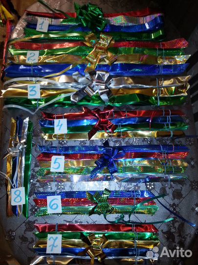 Бантики для подарочной упаковки