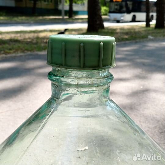 Бутыль Большая 10л стеклянная СССР толстое