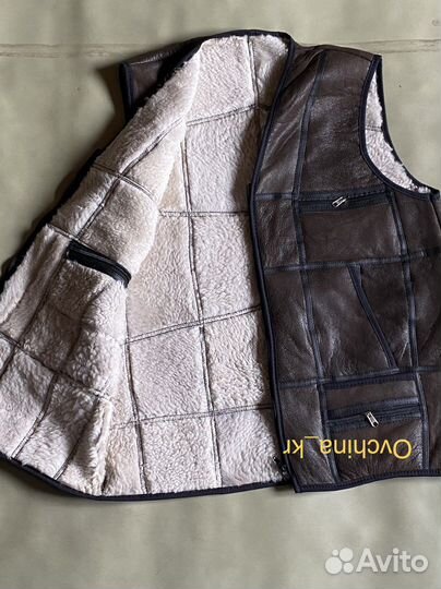 Безрукавка кожанная Новосибирск