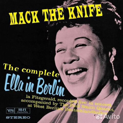 Виниловая пластинка Ella Fitzgerald, Mack The Knif