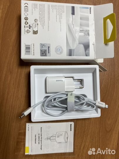 Зарядное устройство baseus type-c-iPhone 20w