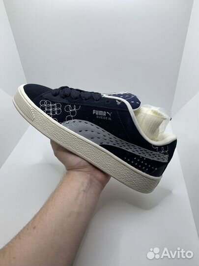 Дутыши puma suede xl blue