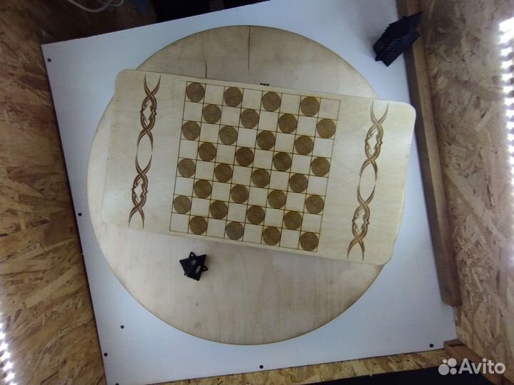 Нарды игральные + шашки