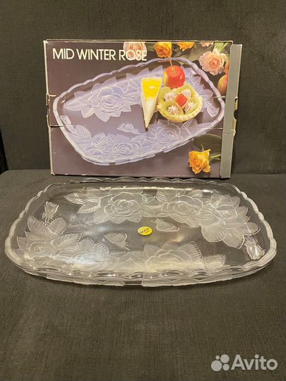 Блюдо с розами Mid winter rose