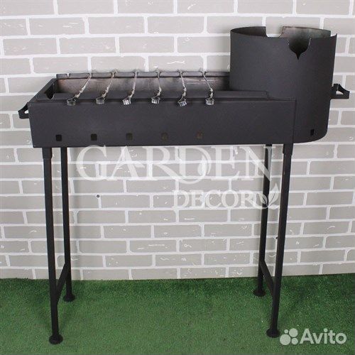 Мангал с подказанником (с местом для казана)