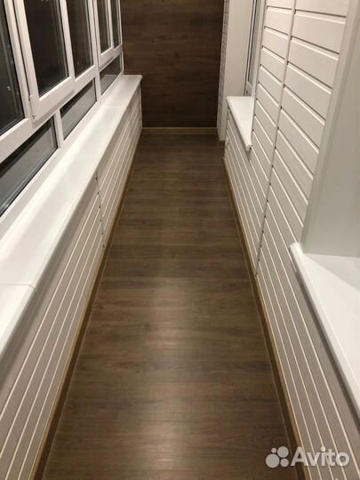 Внутренняя отделка балкона