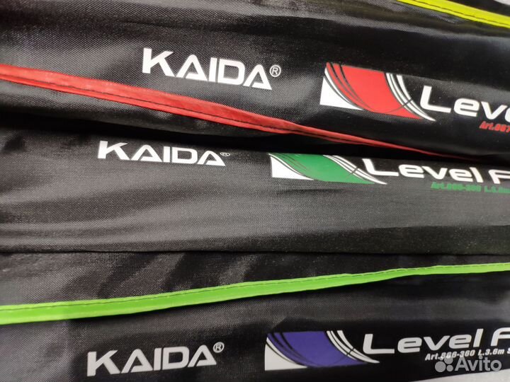 Фидеры Kaida Level Carbon 3.6м/3.9 м 120/150 гр