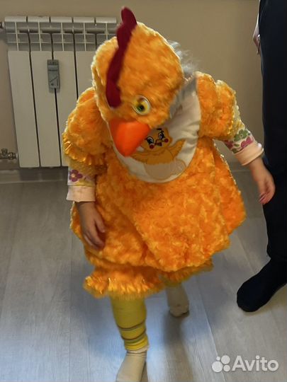 Новогодний костюм для девочки 104 цыпленок